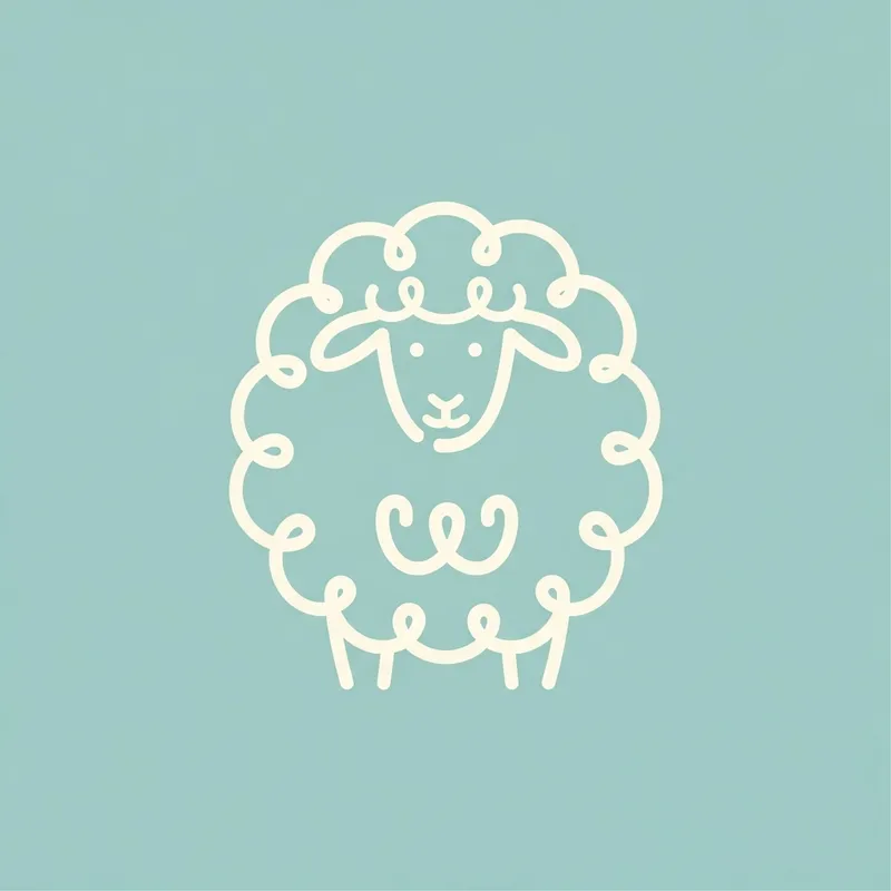 Unique Minimal Mascot for Woohl E-commerce Brand