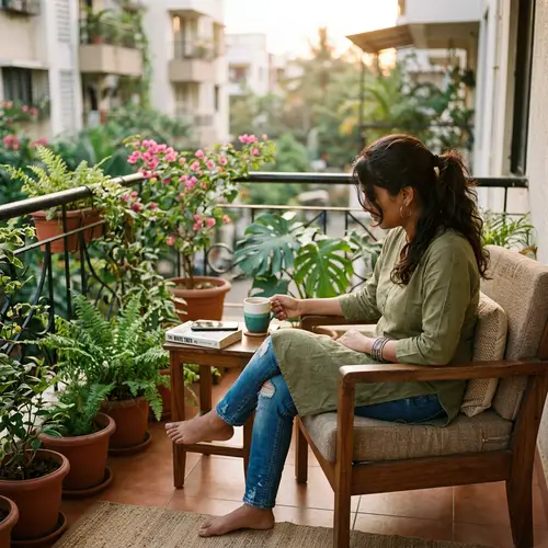 Indian Descent Casual Outfit - Relaxed Setting