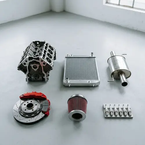 Minimalist Automotive Parts | Intricate Designs