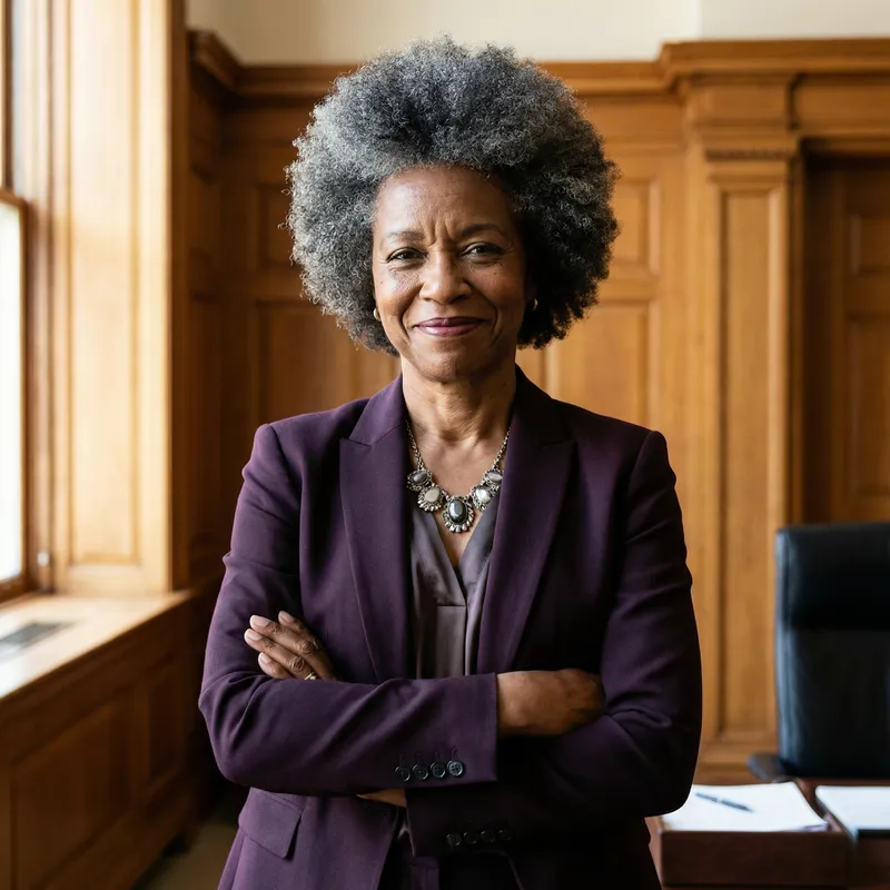 Strong Black Woman in Her 50s | Grace & Elegance