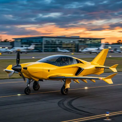 Sleek Lamborghini-Inspired Racing Airplane Design