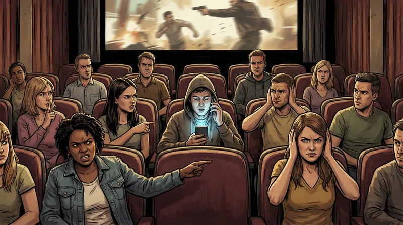 Annoyed Moviegoers: Phone Disruptions in Theaters Annoyed Moviegoers: Phone Disruptions in Theaters
