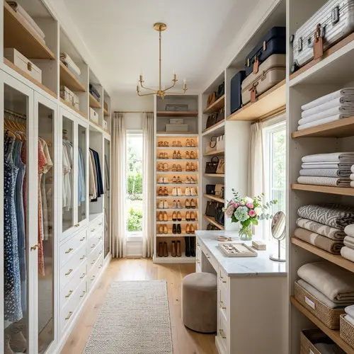 Stylish Summer Walk-In Closet Design Ideas