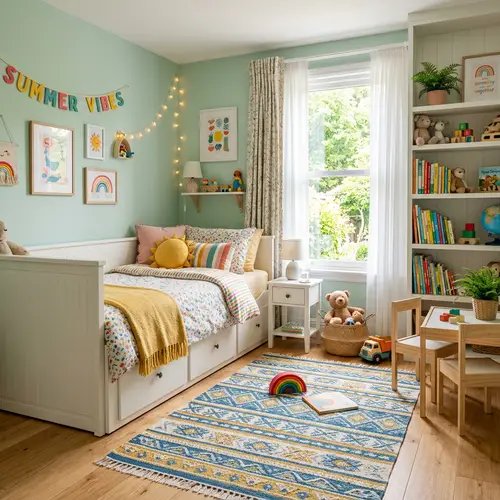Beautiful Summer Kids Room Design Ideas