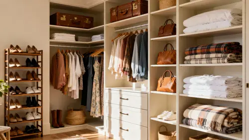 Stylish Summer Walk-In Closet Design Ideas