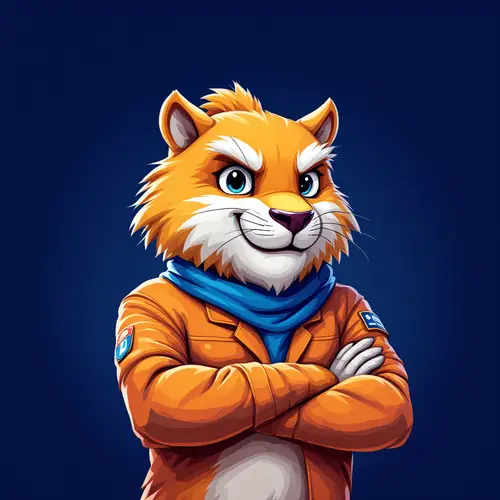 Smart Solution Provider Mascot Design