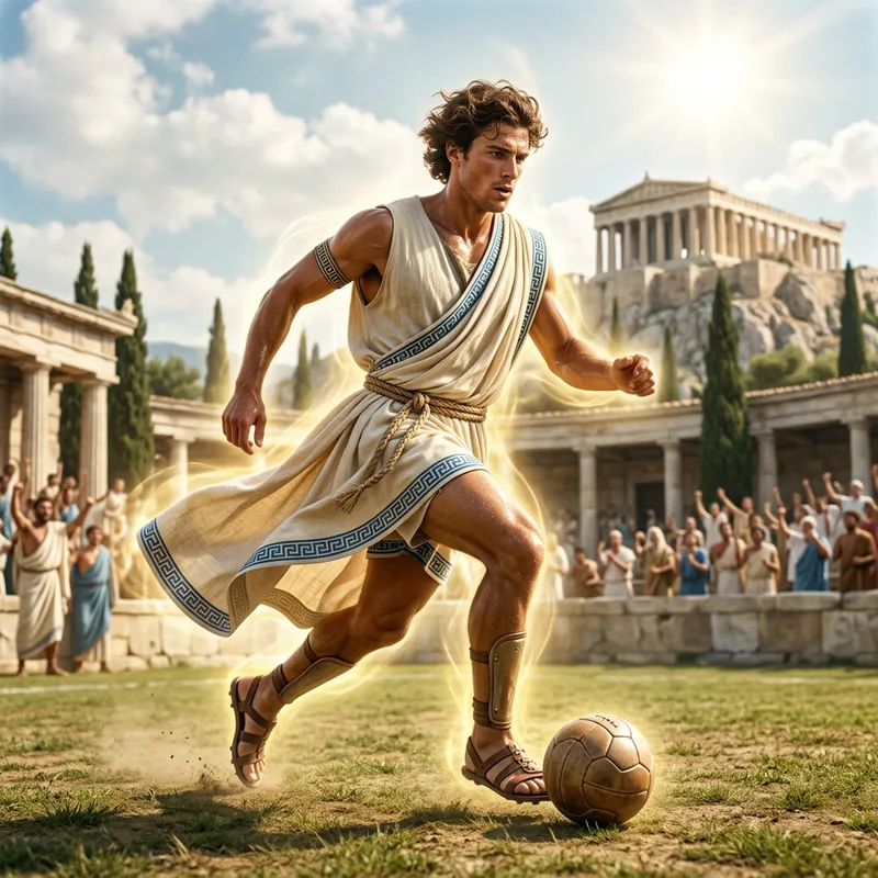 Messi - Greek God of Soccer: Ancient Aesthetics & Modern Enthusiasm Messi - Greek God of Soccer: Ancient Aesthetics & Modern Enthusiasm