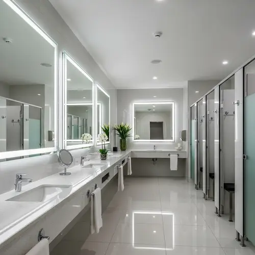 Stylish Women's Gym Toilets & Changing Rooms
