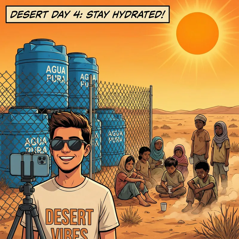 Mr Beast: Water Access Challenges in the Desert