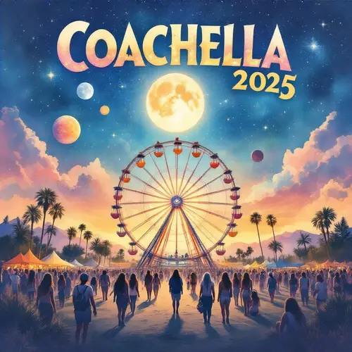 Coachella 2025 Poster: A Cosmic Music Journey