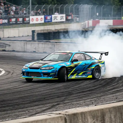 Drifting with Smoke: Thrilling Car Action