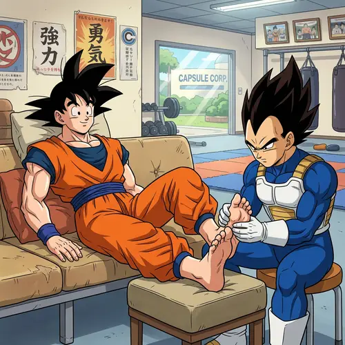 Action Anime Characters - unusual calm and care moment