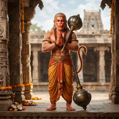 Hanuman Ji: Divine Monkey with Great Strength | Hindu Mythology