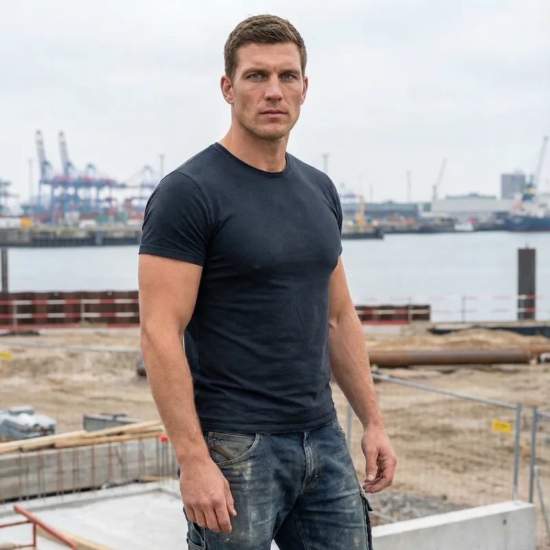 Tall Muscular Blue Eyed Man | Strength & Fitness