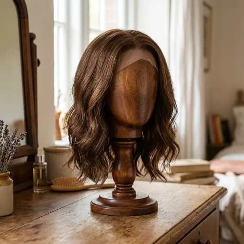 Stylish Wig Stand for Displaying Wigs