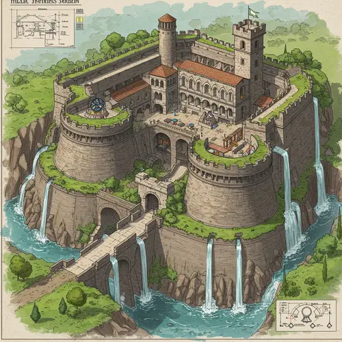 Detailed Cutaway of Italian Fortresses | High Res 8K