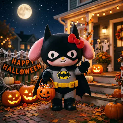 My Melody as Batman: Halloween Costume Inspiration