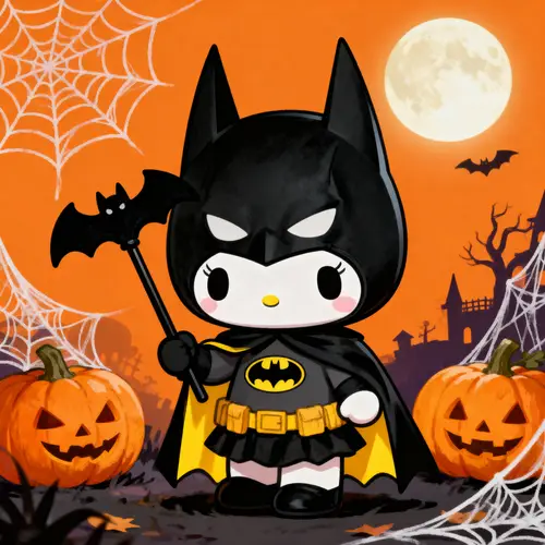 My Melody as Batman: Halloween Costume Inspiration