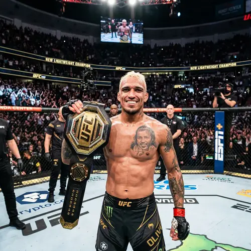 Charles Oliveira UFC Belt Image Generator