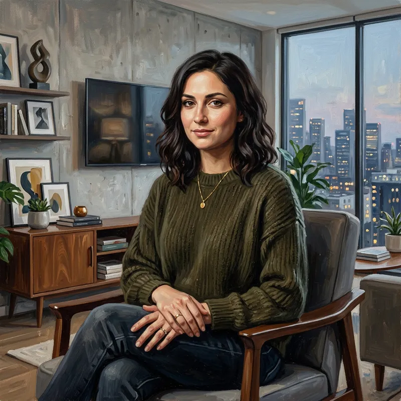 Modern Interpretation of Enigmatic Smile - Monalisa Painting