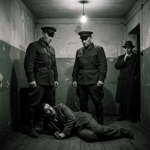 Historical Secret Police: Intense Scene Depicted