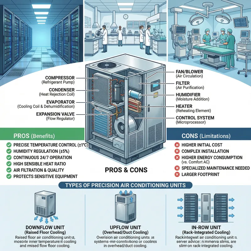 Precision Air Conditioning: Uses, Benefits, Limitations & Types