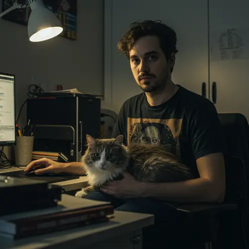Programmer and Cat: A Unique Bond