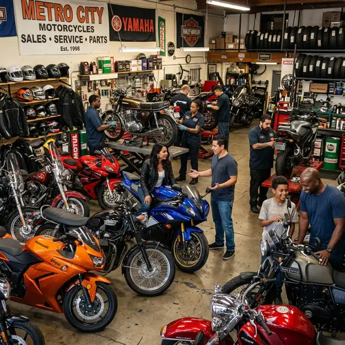 Motorcycle Shop: Modern & Vintage Bikes, Accessories, Mechanics