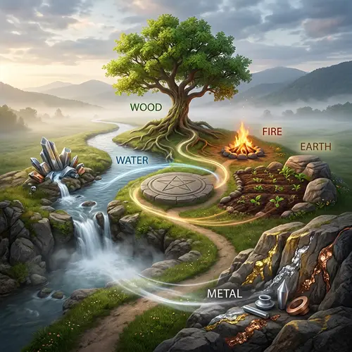Understanding the 5 Elements: Water, Wood, Fire, Earth, Metal