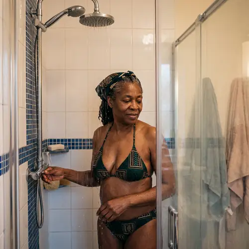 African Grandma in Bikini: Embracing Curves
