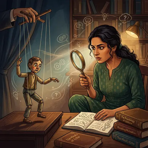 Psychological Mind Reading Illustration: Perception & Understanding