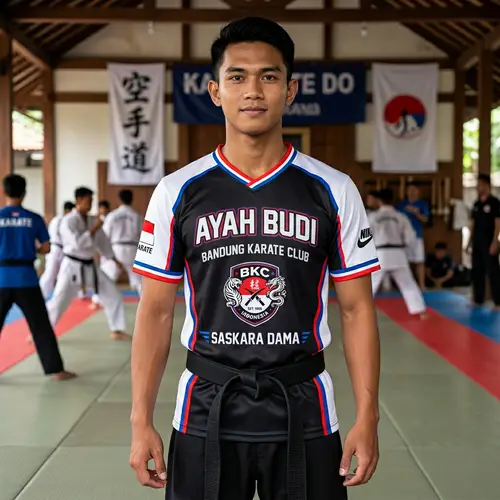 Custom Jersey Design - Bandung Karate Club