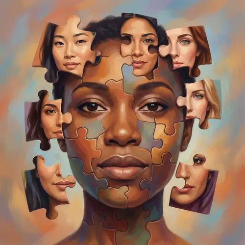Surreal Portrait of Unity in Diversity