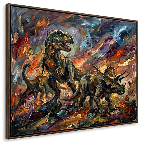 Abstract Dinosaurs Art: Fierce and Timeless