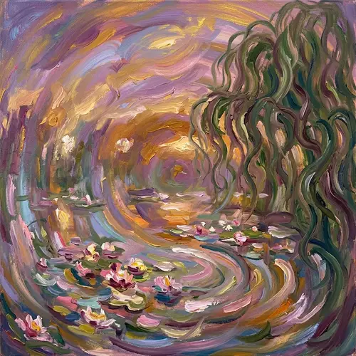 Dizziness in Impressionism: A Monet Inspired Vision