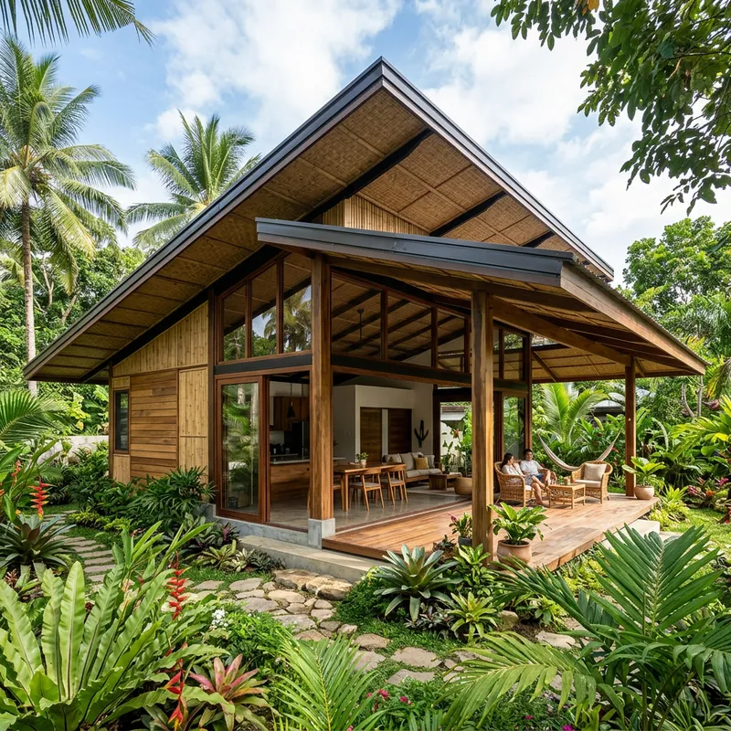 Tropical Modern Bungalow: A Filipino Architectural Gem Tropical Modern Bungalow: A Filipino Architectural Gem