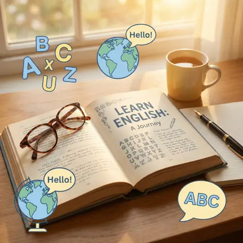 Engaging English Language Learning YouTube Channel Cover