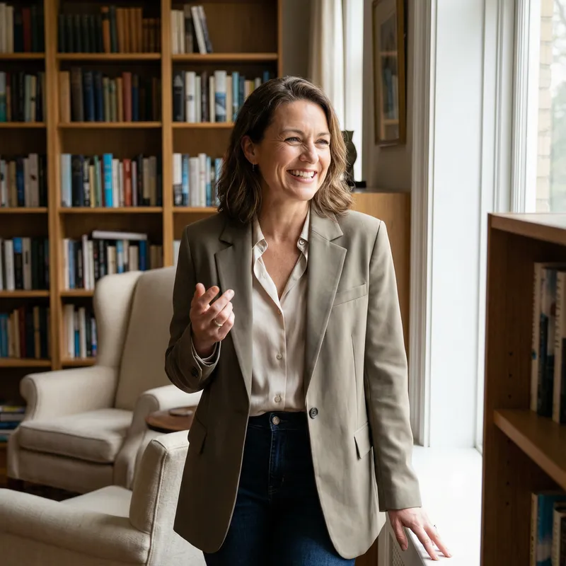 Confident and Charismatic Woman in Elegance