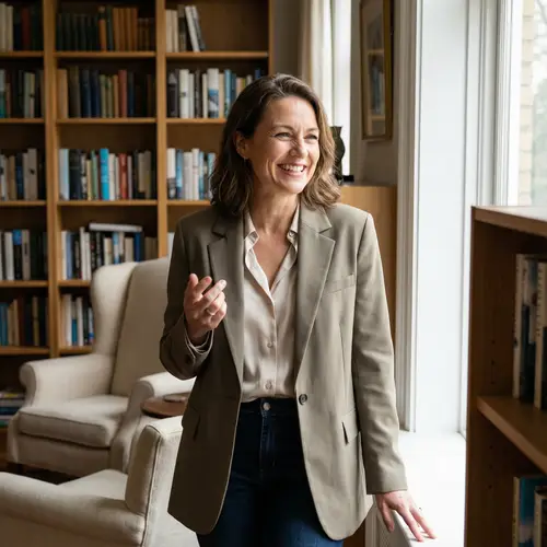 Confident and Charismatic Woman in Elegance