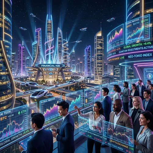 Futuristic Cityscape of Next-Generation Skyscrapers | Economic Growth Vision