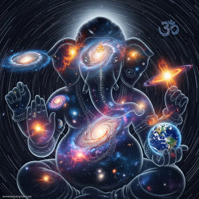 Lord Ganesha: The Cosmic Virat Form Explained Lord Ganesha: The Cosmic Virat Form Explained