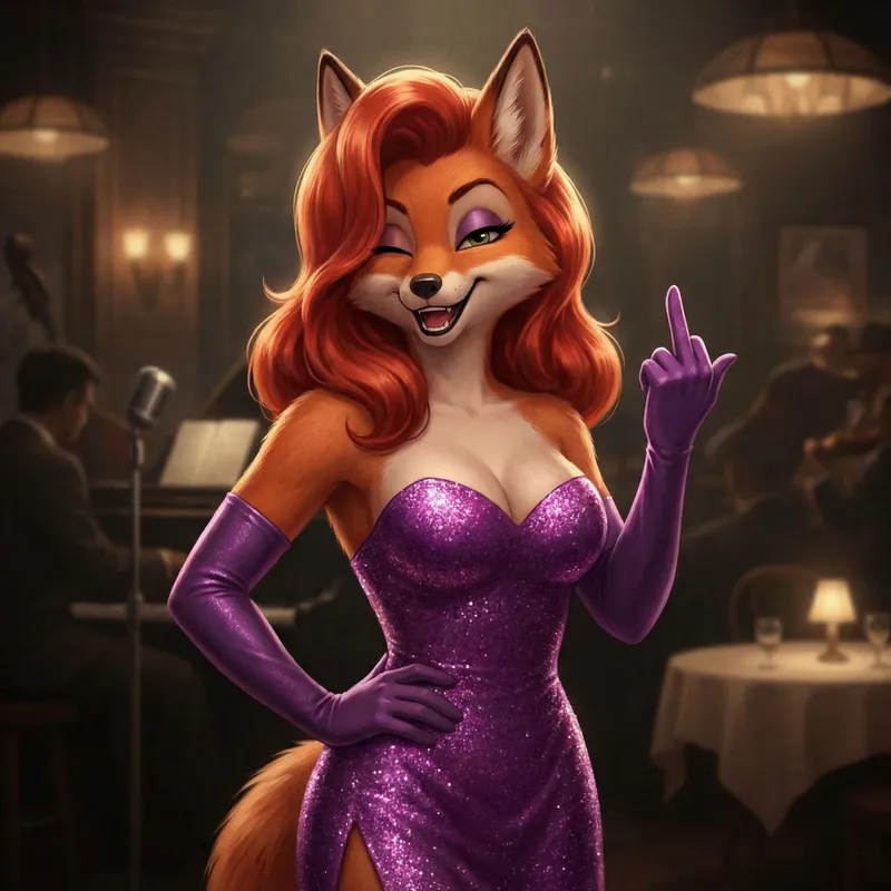 Jessica Rabbit-inspired Fox Costume Ideas