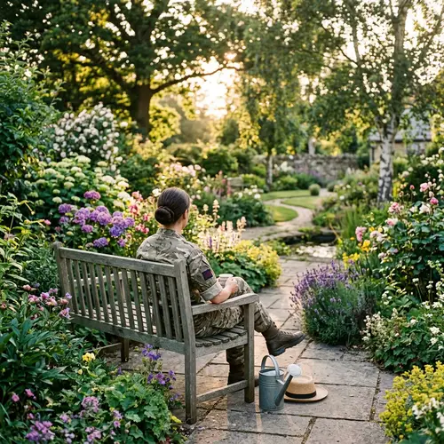 Cpl in Garden: A Moment of Reflection