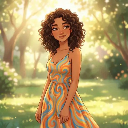 Young Woman of Mixed Heritage | Striking Features and Global Ancestry