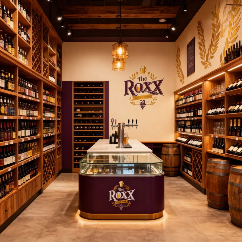 Shop Design for Beer and Wine | 1400 sq ft