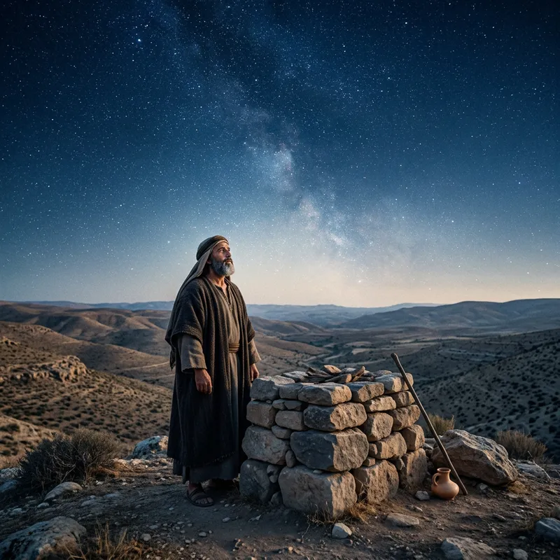 Abraham's Journey: Starry Promise in the Landscape