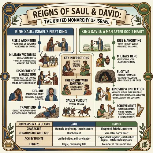 Reigns of Saul and David: A Biblical Overview
