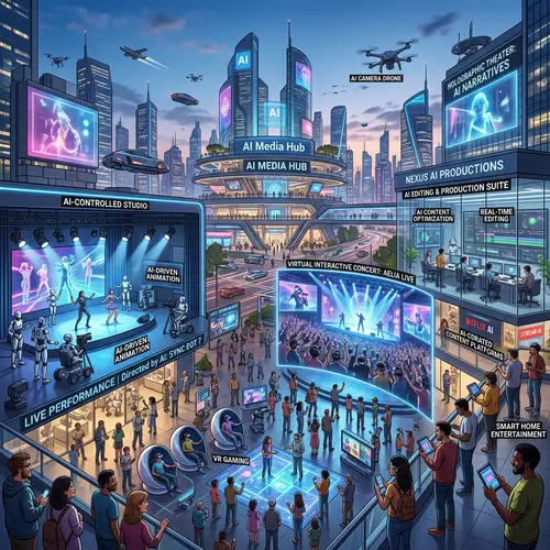 Futuristic AI Impacts on Media & Entertainment Industry