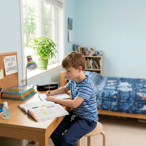 Dedicated Child Quarantine | Indoor Ambiance - PowerPoint Background