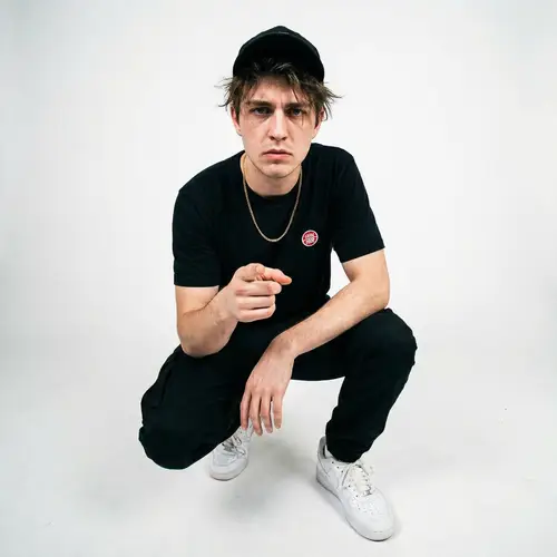 Edgy Young Man in Stylish Streetwear